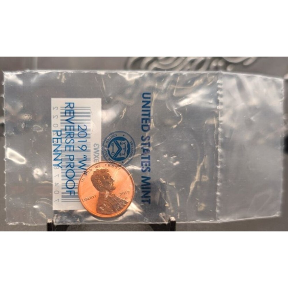 2019 W Reverse Proof Lincoln Shield Cent -West Point - w/ Original Mint Plastic